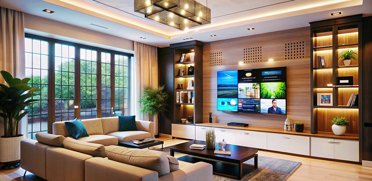 livingroom interior smart tech